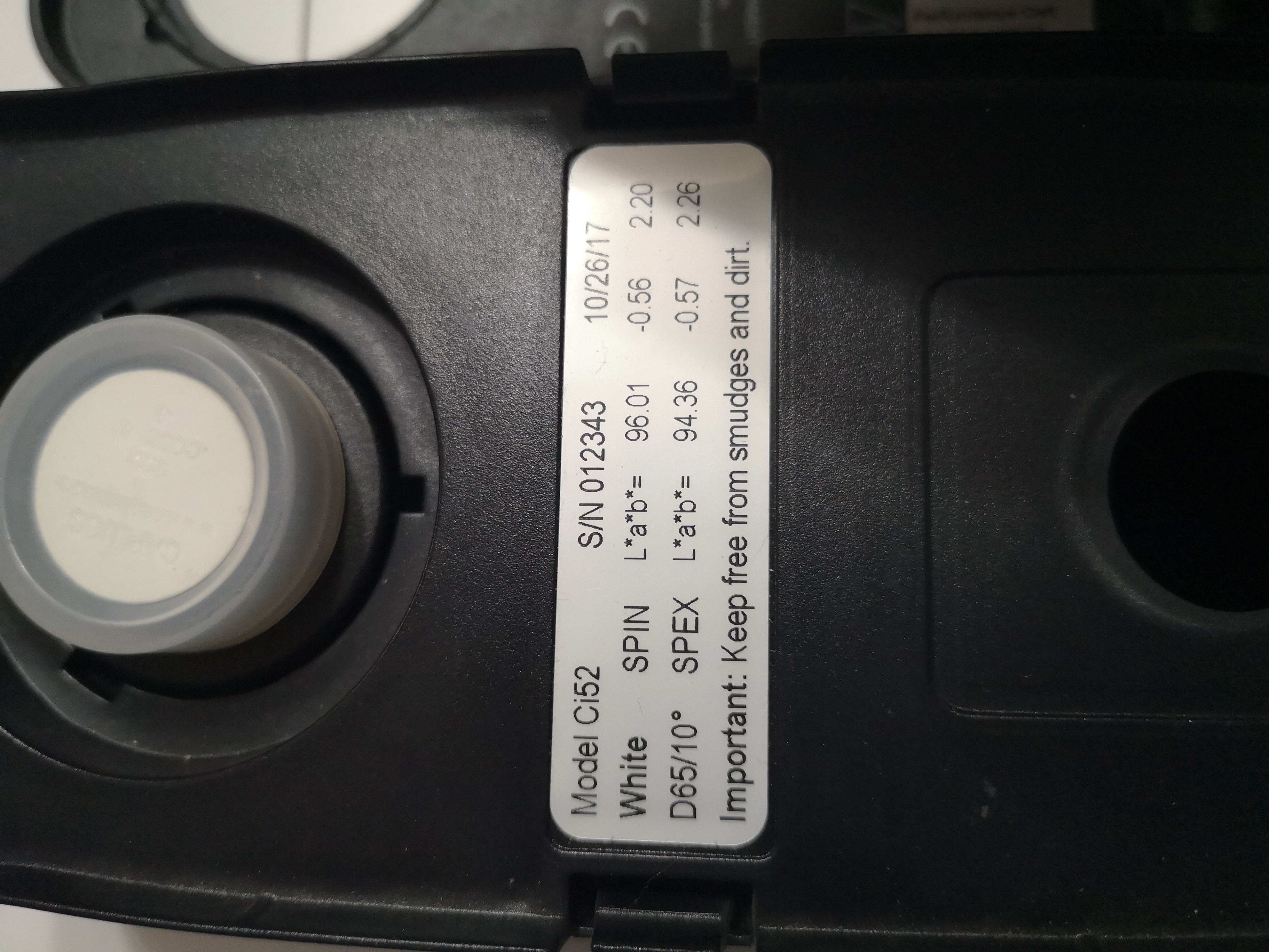 X-Rite Ci52 - oznaczenie modelu